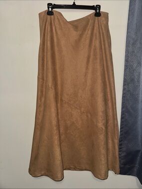 Worthington Tan Maxi Skirt